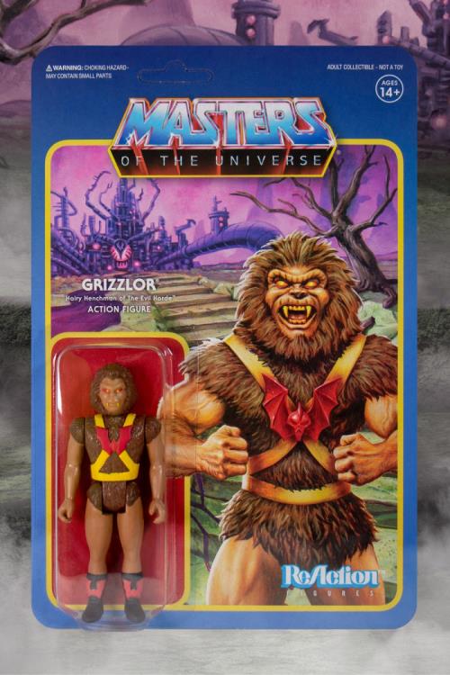 Masters of the Universe ReAction Grizzlor (Toy Variant) Figure Gallery Image 4