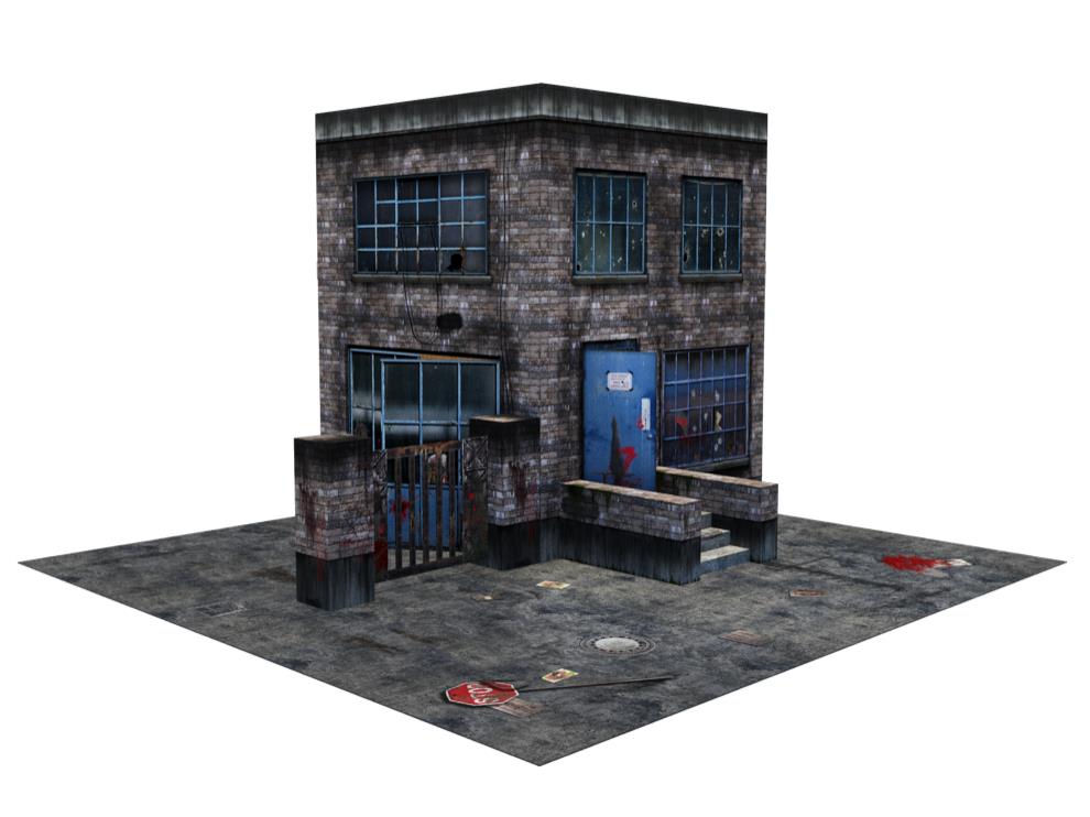 Series Z Zombies 1/18 Scale Pop-Up Diorama