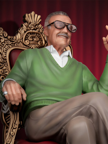 Stan Lee Master Craft MC-030 The King of Cameos Limited Edition Statue Gallery Image 2