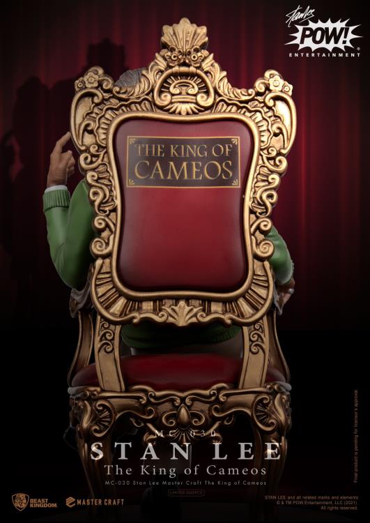 Stan Lee Master Craft MC-030 The King of Cameos Limited Edition Statue Gallery Image 9