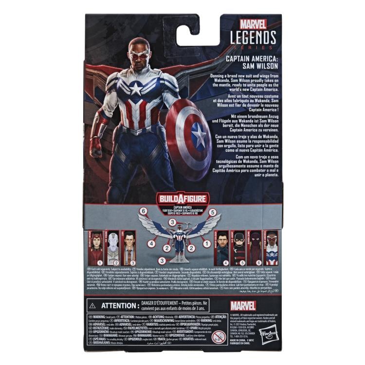 Disney+ Marvel Legends Wave 1 Set of 7 Action Figures (Captain America Flight Gear BAF) Gallery Image 27