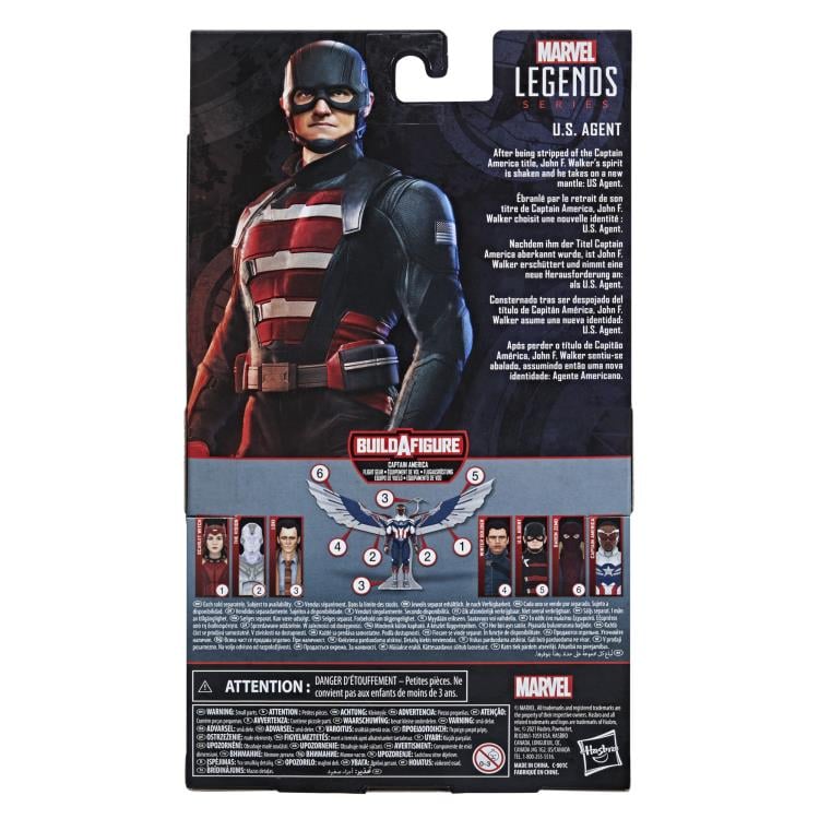 Disney+ Marvel Legends Wave 1 Set of 7 Action Figures (Captain America Flight Gear BAF) Gallery Image 21