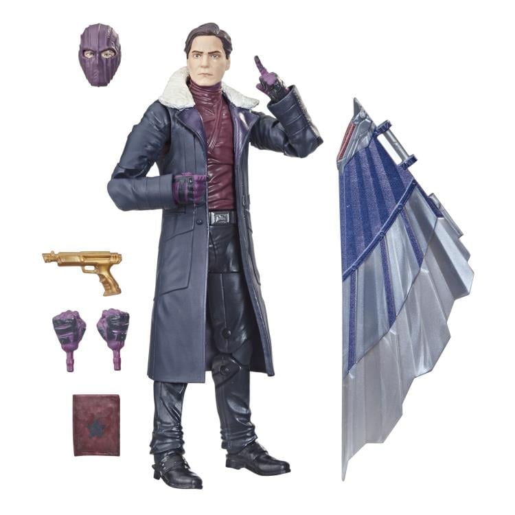 The Falcon and the Winter Soldier Marvel Legends Baron Zemo Action Figure (Captain America Flight Gear BAF) Gallery Image 9