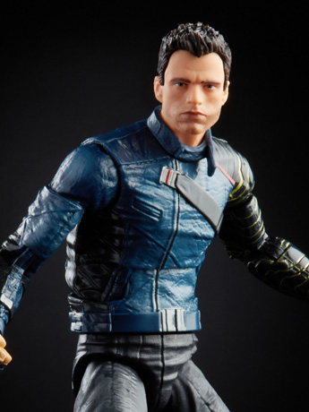 The Falcon and the Winter Soldier Marvel Legends Winter Soldier Action Figure (Captain America Flight Gear BAF) Gallery Image 2