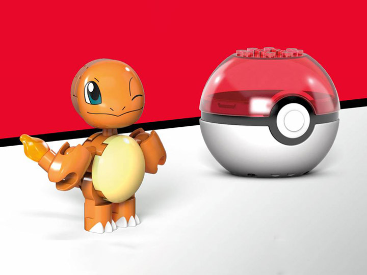 Pokemon Mega Construx Evergreen Poke Ball Charmander Gallery Image 1