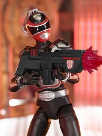 Power Rangers Lightning Collection S.P.D. A-Squad Red Ranger – Action Figure 15 Cm Con Accessori, Mani Intercambiabili E Effetti Battaglia - 3