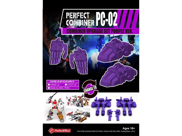 PC-02 Perfect Combiner Upgrade Set Gallery Image 1