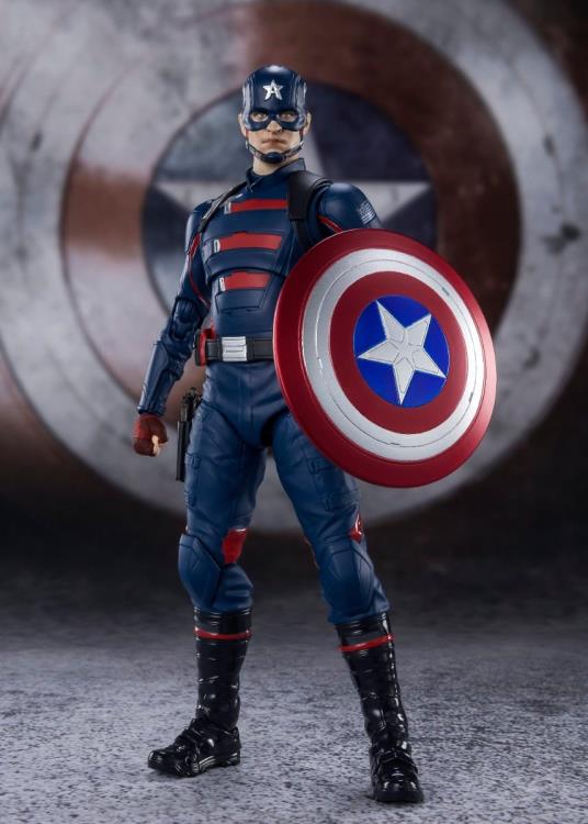 The Falcon and the Winter Soldier S.H.Figuarts Captain America (John Walker) Action Figure Gallery Image 3