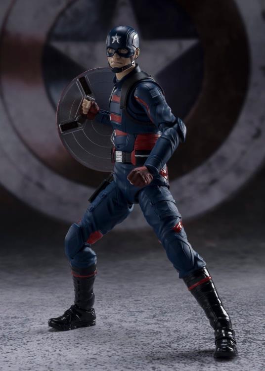 The Falcon and the Winter Soldier S.H.Figuarts Captain America (John Walker) Action Figure Gallery Image 8