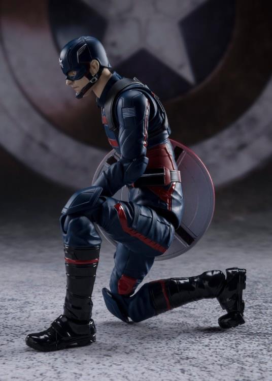 The Falcon and the Winter Soldier S.H.Figuarts Captain America (John Walker) Action Figure Gallery Image 10