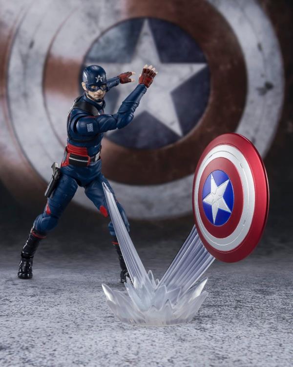 The Falcon and the Winter Soldier S.H.Figuarts Captain America (John Walker) Action Figure Gallery Image 5