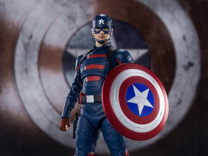 The Falcon and the Winter Soldier S.H.Figuarts Captain America (John Walker) Action Figure Gallery Image 1