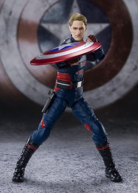 The Falcon and the Winter Soldier S.H.Figuarts Captain America (John Walker) Action Figure Gallery Image 9