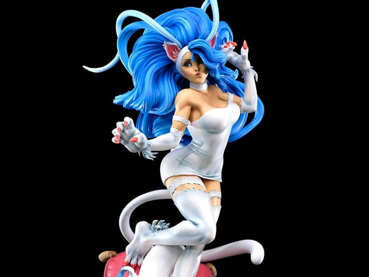 Darkstalkers Felicia (White Ver.) Limited Edition 1/4 Scale Statue