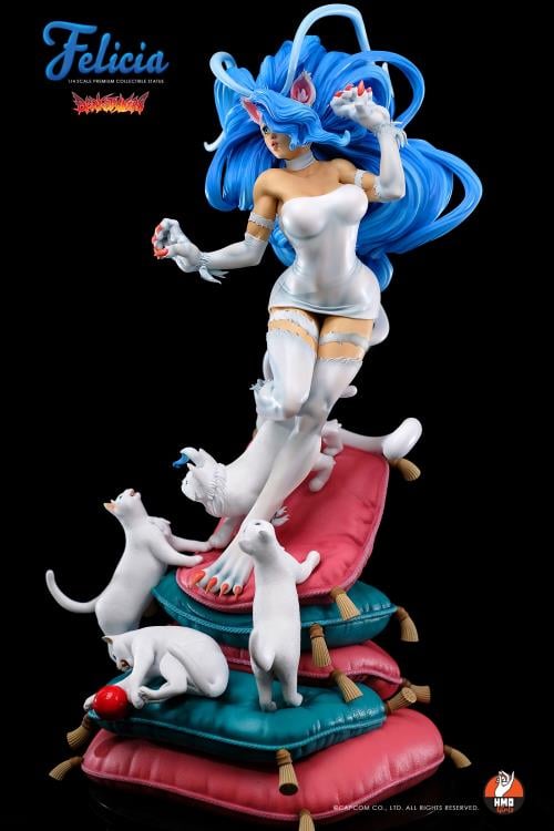Darkstalkers Felicia Ultimate Limited Edition 1/4 Scale Statue Set