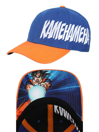 Dragon Ball Z Goku Kamehameha Snapback Hat Gallery Image 2