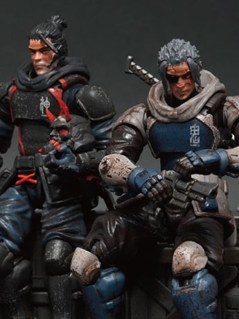 Acid Rain FAV-A46 Misshaku & Naraen Action Figure Set