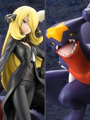 Pokemon ArtFX J Cynthia with Garchomp Figure Gallery Image 2