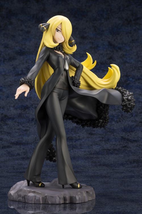 Pokemon ArtFX J Cynthia with Garchomp Figure Gallery Image 8