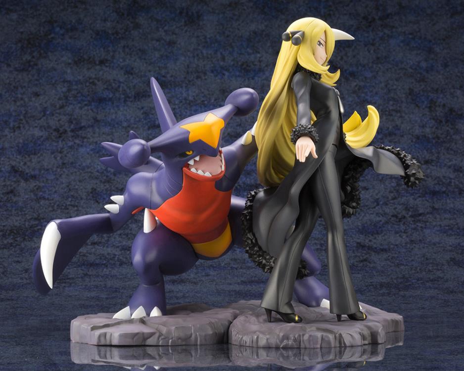 Pokemon ArtFX J Cynthia with Garchomp Figure Gallery Image 4