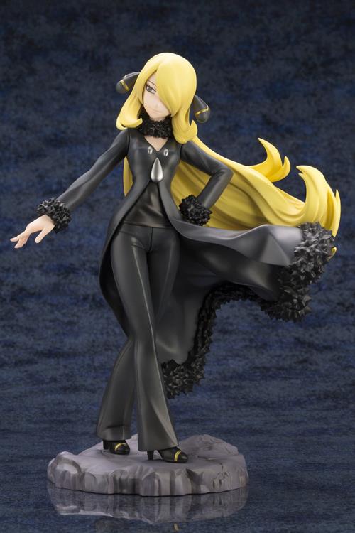 Pokemon ArtFX J Cynthia with Garchomp Figure Gallery Image 9