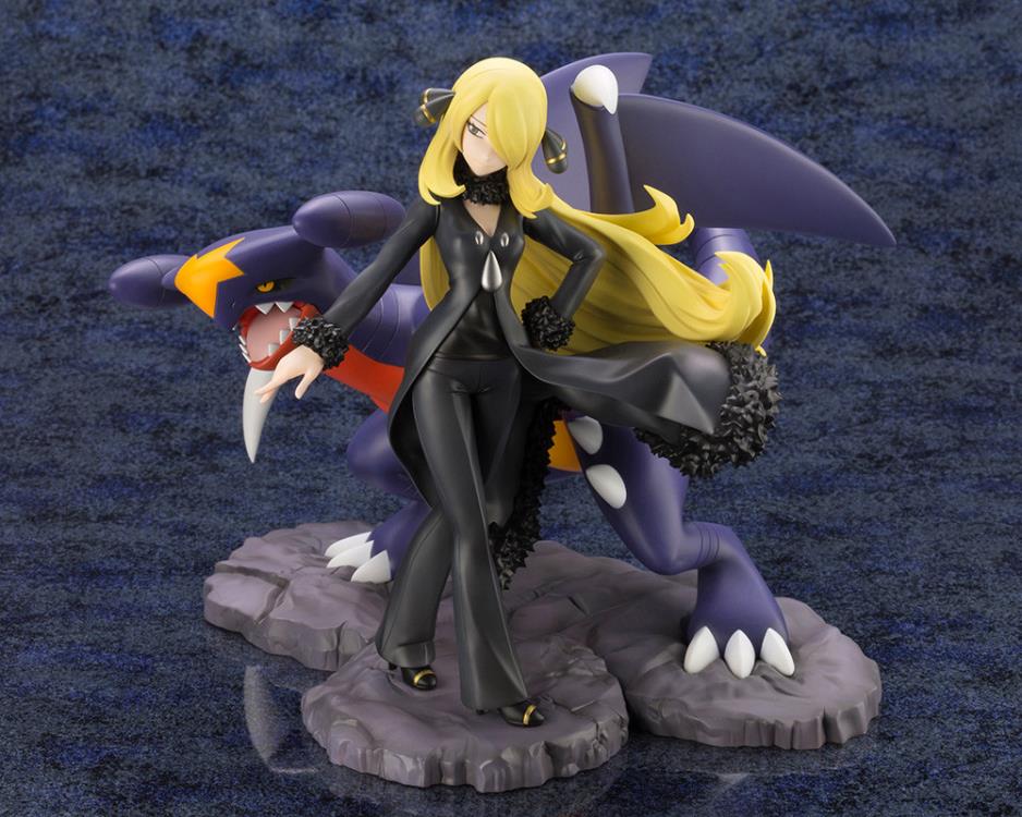 Pokemon ArtFX J Cynthia with Garchomp Figure Gallery Image 7