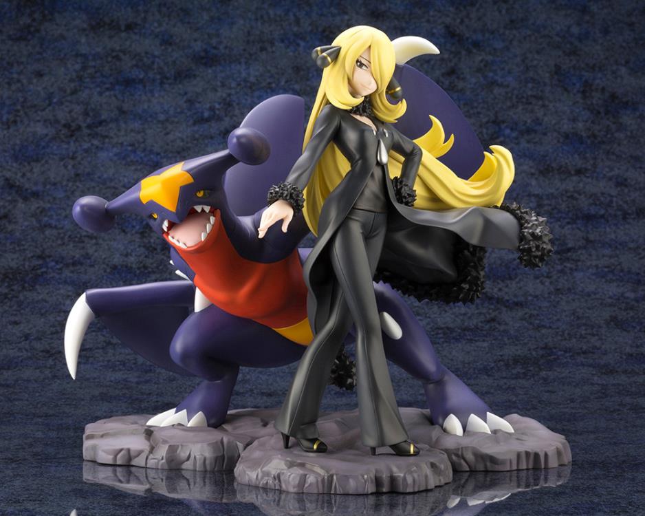 Pokemon ArtFX J Cynthia with Garchomp Figure Gallery Image 3