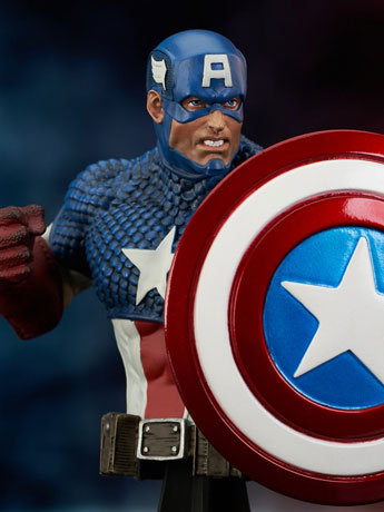 Marvel Captain America 1/7 Scale Limited Edition Mini Bust Gallery Image 2