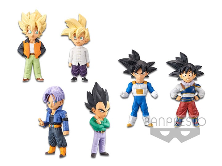 Dragon Ball Z World Collectable Figure Extra Costume Vol.1 Set of 6 Figures Gallery Image 1