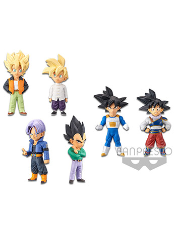Dragon Ball Z World Collectable Figure Extra Costume Vol.1 Set of 6 Figures Gallery Image 2