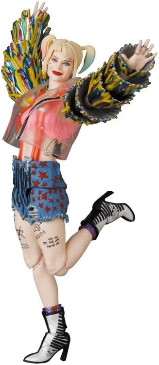 Birds of Prey MAFEX No.159 Harley Quinn (Caution Tape Jacket Ver.) Action Figure Gallery Image 4