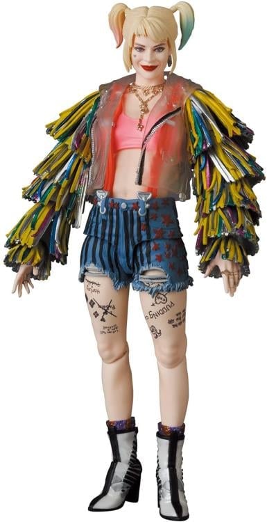 Birds of Prey MAFEX No.159 Harley Quinn (Caution Tape Jacket Ver.) Action Figure Gallery Image 5