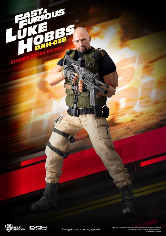 Fast and Furious Dynamic 8ction Heroes DAH-038 Luke Hobbs Gallery Image 3