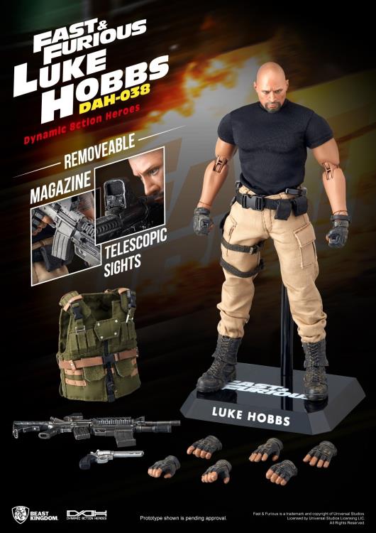 Fast and Furious Dynamic 8ction Heroes DAH-038 Luke Hobbs Gallery Image 5