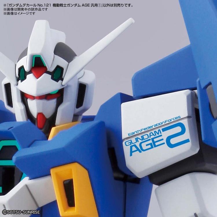 Gundam Decal No.121 Mobile Suit Gundam AGE-1 Multiuse Decal Sheets Gallery Image 6