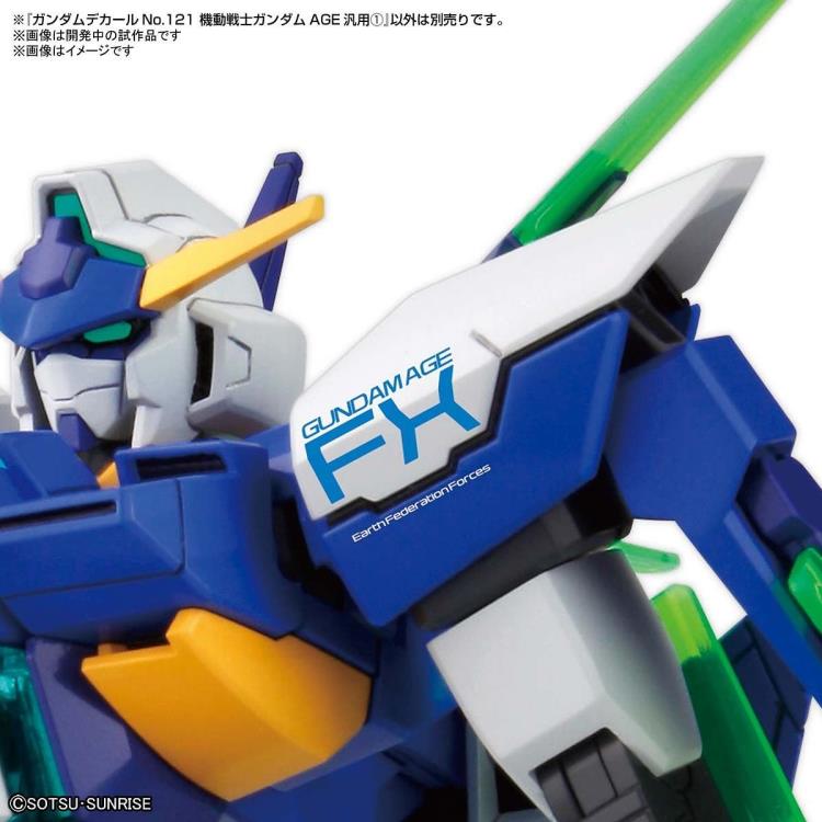 Gundam Decal No.121 Mobile Suit Gundam AGE-1 Multiuse Decal Sheets Gallery Image 3