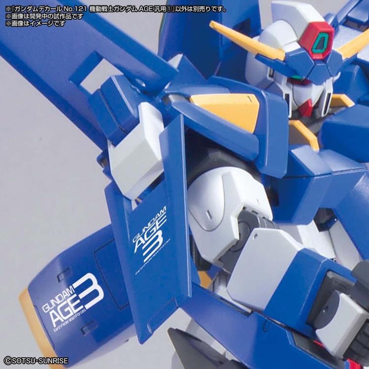 Gundam Decal No.121 Mobile Suit Gundam AGE-1 Multiuse Decal Sheets Gallery Image 4