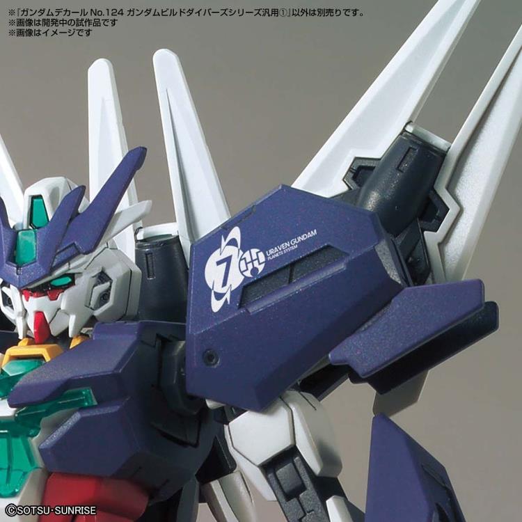 Gundam Decal No.124 Mobile Suit Gundam Build Divers No. 1 Multiuse Decal Sheets Gallery Image 3