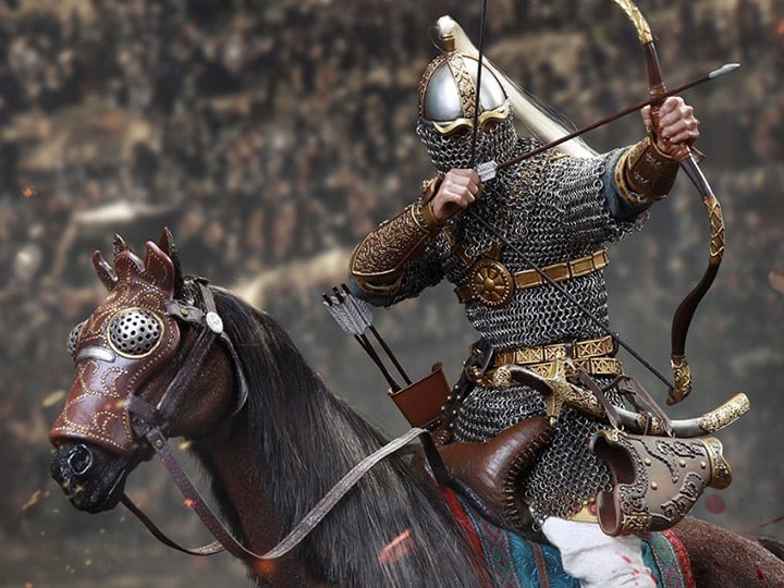 Persian Imperial Legion Cavalry & Warhorse 1/6 Scale Figure Set Gallery Image 1