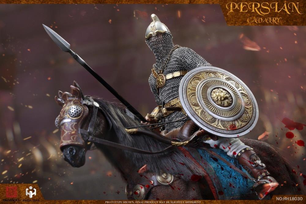 Persian Imperial Legion Cavalry & Warhorse 1/6 Scale Figure Set Gallery Image 7