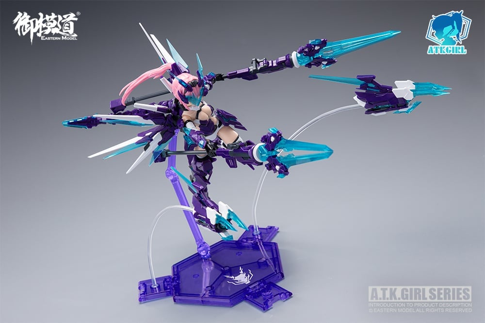 A.T.K. Girl Azure Dragon 1/12 Scale Model Kit Gallery Image 13