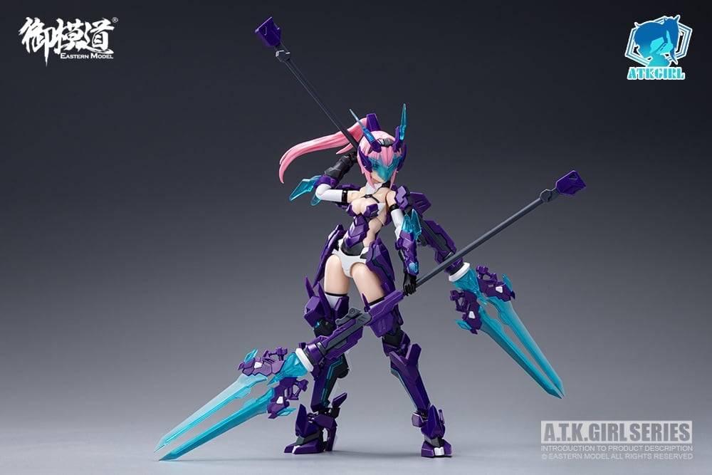 A.T.K. Girl Azure Dragon 1/12 Scale Model Kit Gallery Image 8