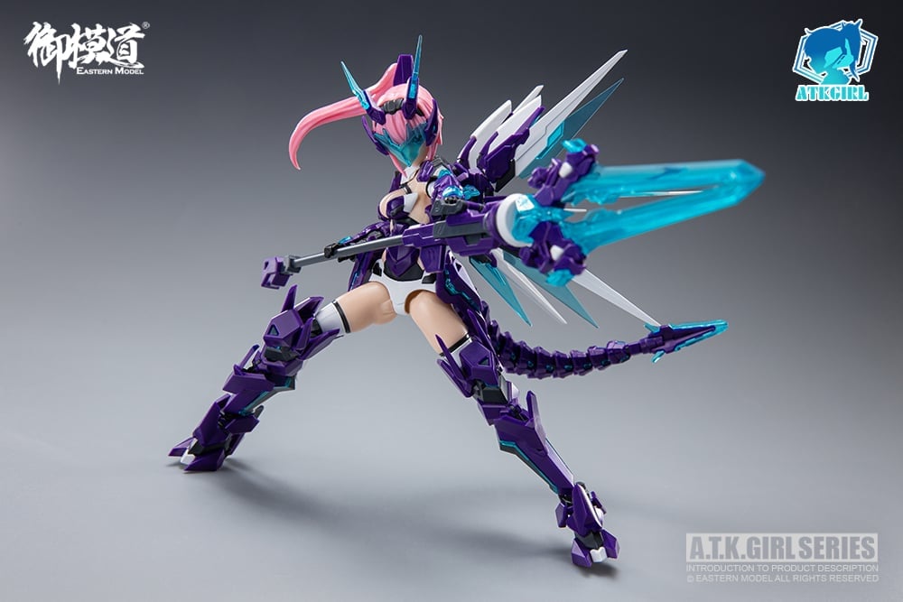 A.T.K. Girl Azure Dragon 1/12 Scale Model Kit Gallery Image 9