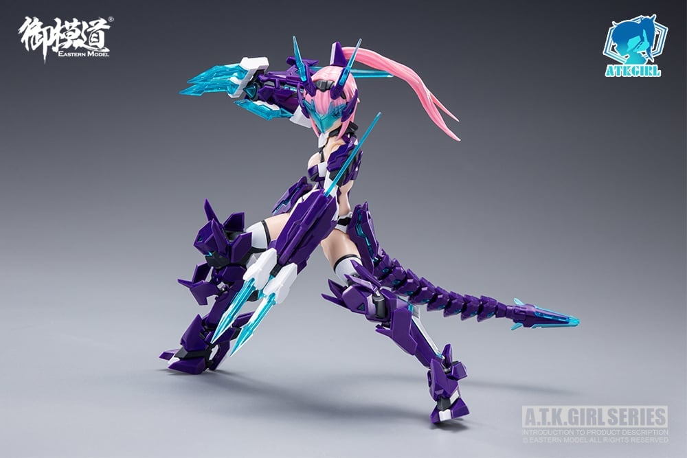 A.T.K. Girl Azure Dragon 1/12 Scale Model Kit Gallery Image 7