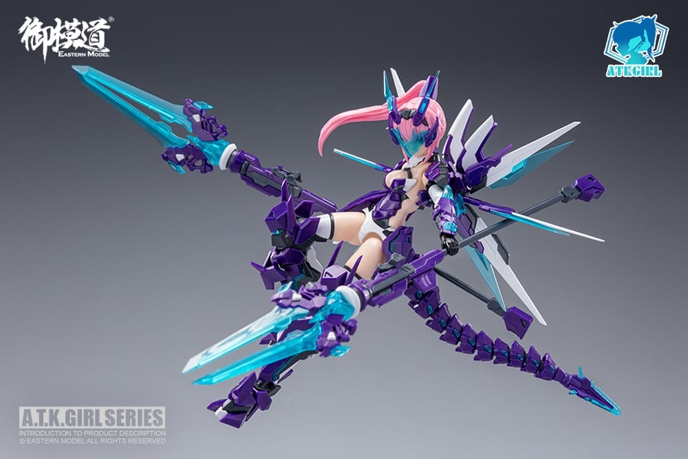 A.T.K. Girl Azure Dragon 1/12 Scale Model Kit Gallery Image 11