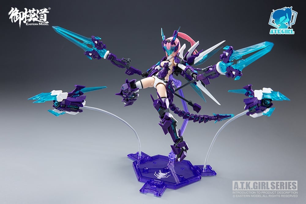 A.T.K. Girl Azure Dragon 1/12 Scale Model Kit Gallery Image 12