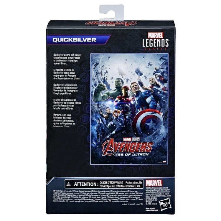 Avengers: Age of Ultron Marvel Legends The Infinity Saga Quicksilver Action Figure Gallery Image 10