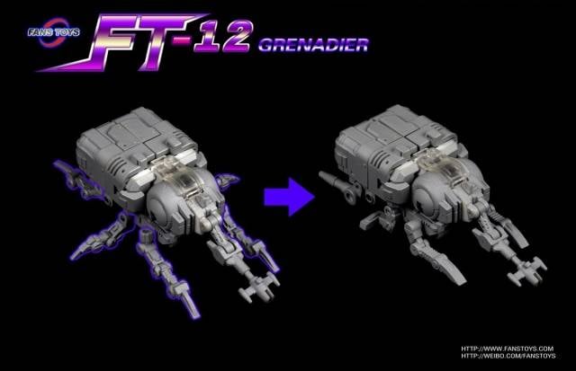 Fans Toys Set of 3 Figures (FT-12 Grenadier, FT-13 Mercenary, FT-14 Forager) Gallery Image 6