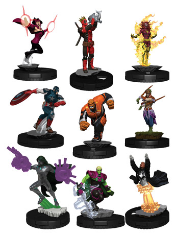 Marvel HeroClix: Avengers Fantastic Four Empyre Booster Pack of 5 Figures Gallery Image 2