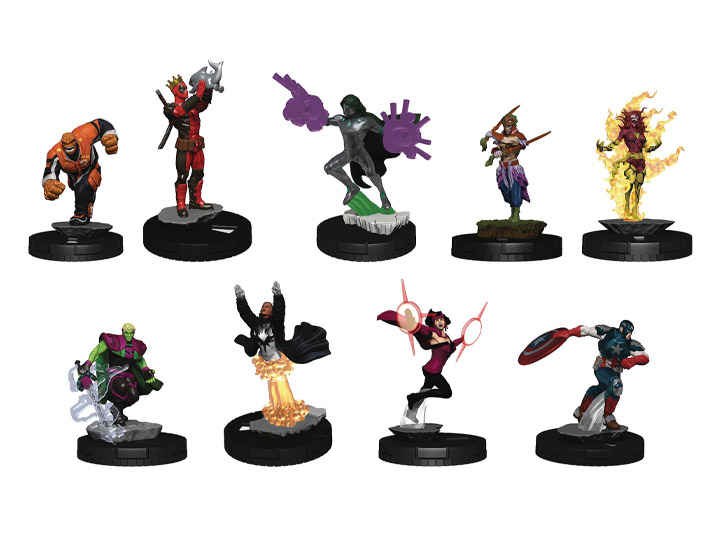 Marvel HeroClix: Avengers Fantastic Four Empyre Booster Pack of 5 Figures Gallery Image 1